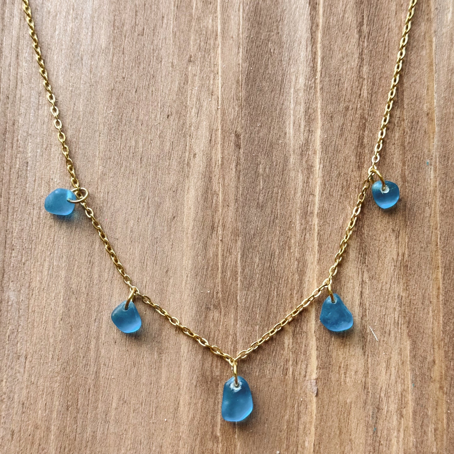 sea breeze necklace - blue