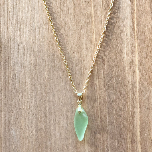 siren necklace - sea foam