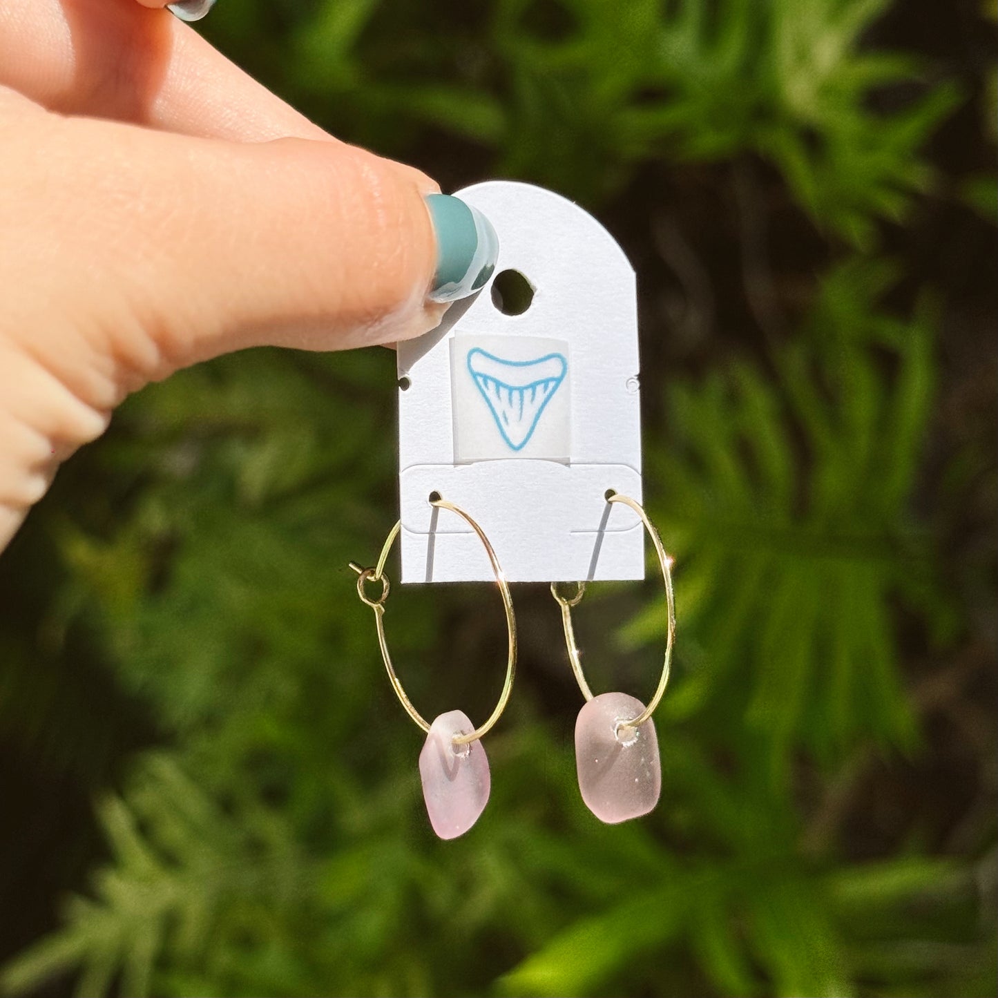 treasure hoops - purple