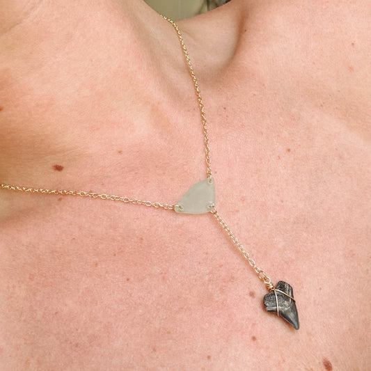 sirena necklace - fossil bull