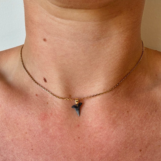 dainty baby tooth necklace