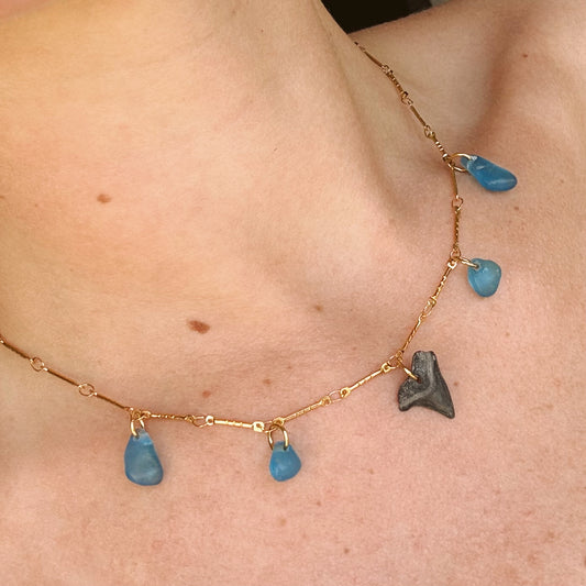 solstice necklace - fossil bull