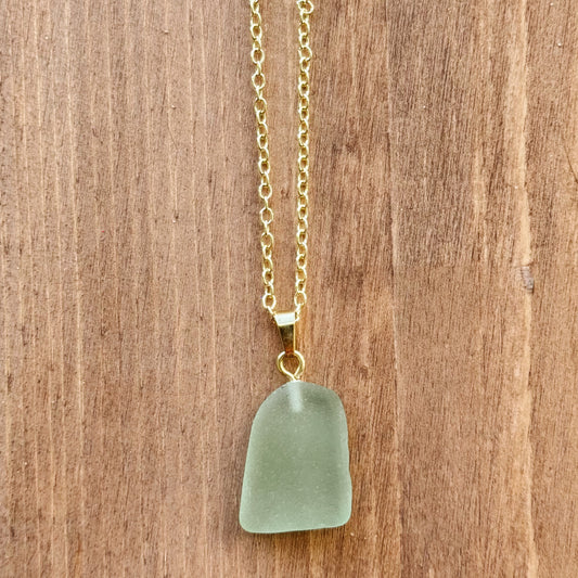 siren necklace - sea foam