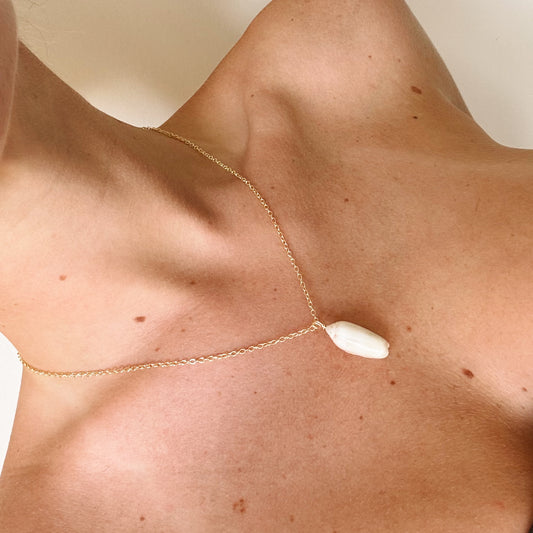 olive shell necklace