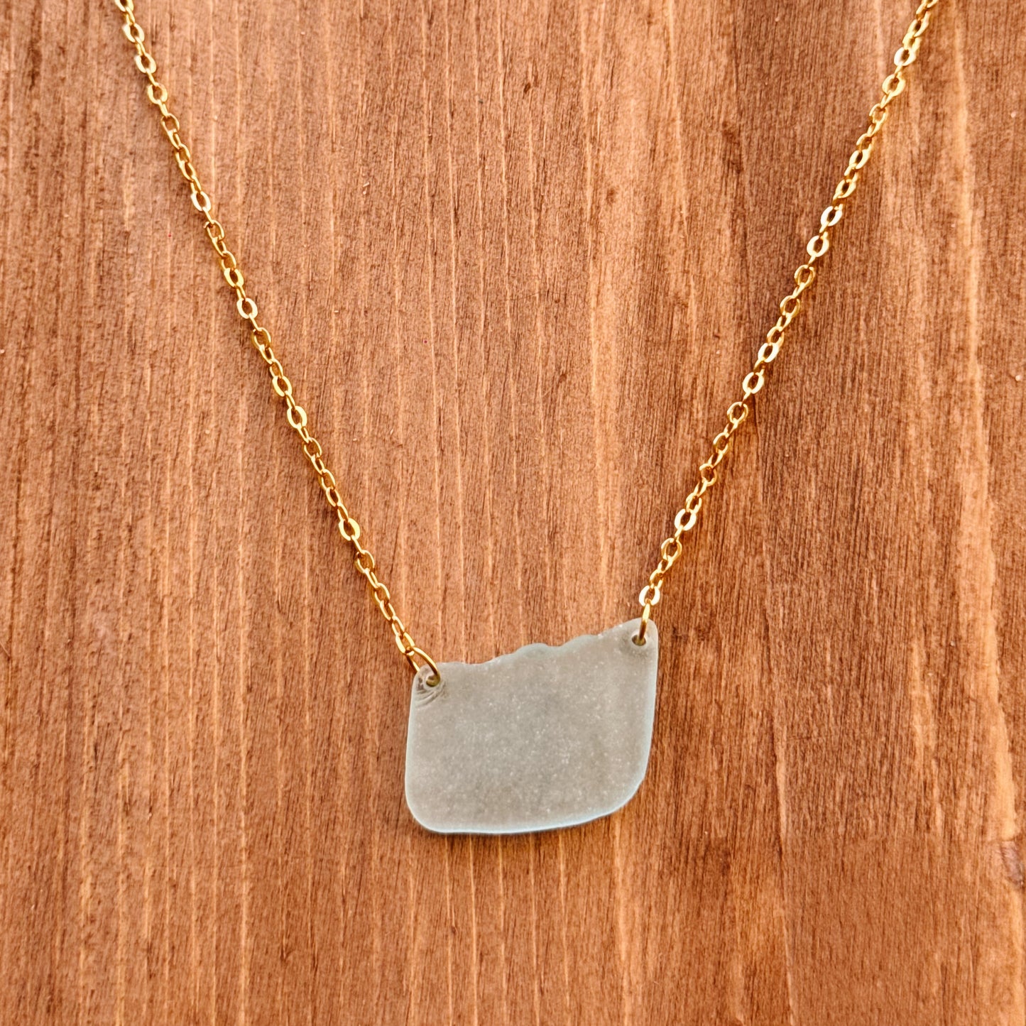 tideline necklace - light blue