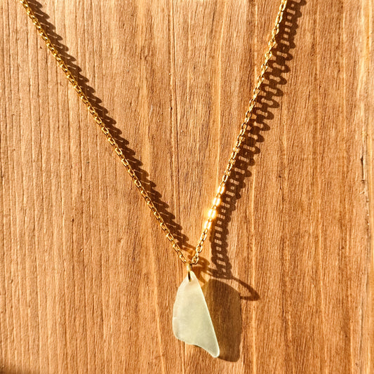 siren necklace - sea foam