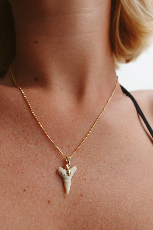 White Lower Bull Necklace