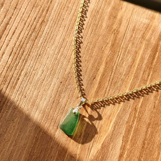 siren necklace - dark teal