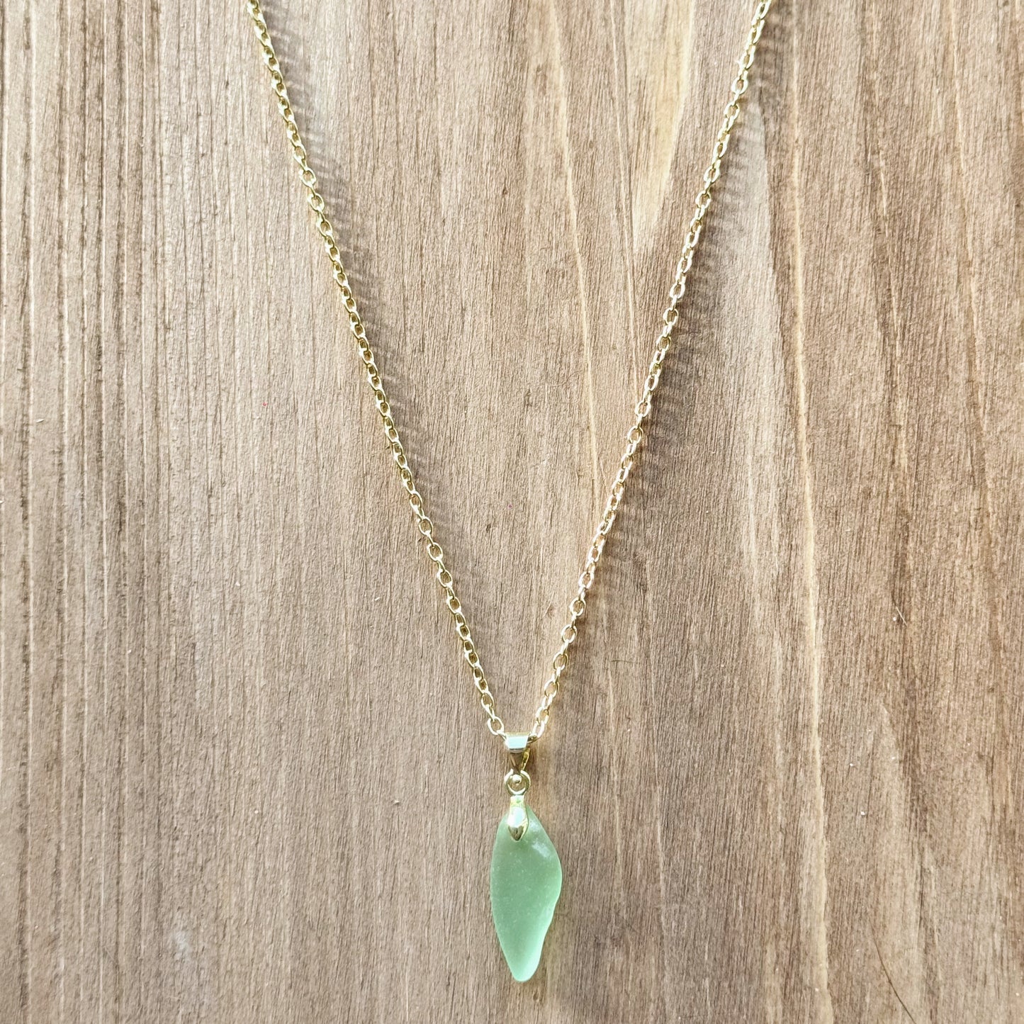 siren necklace - sea foam