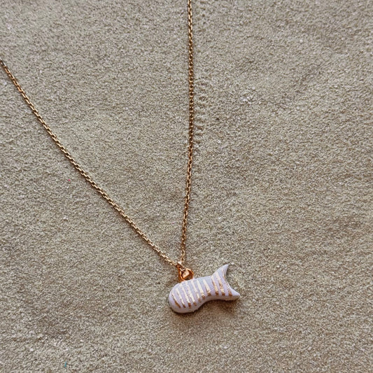 fishy charm necklace