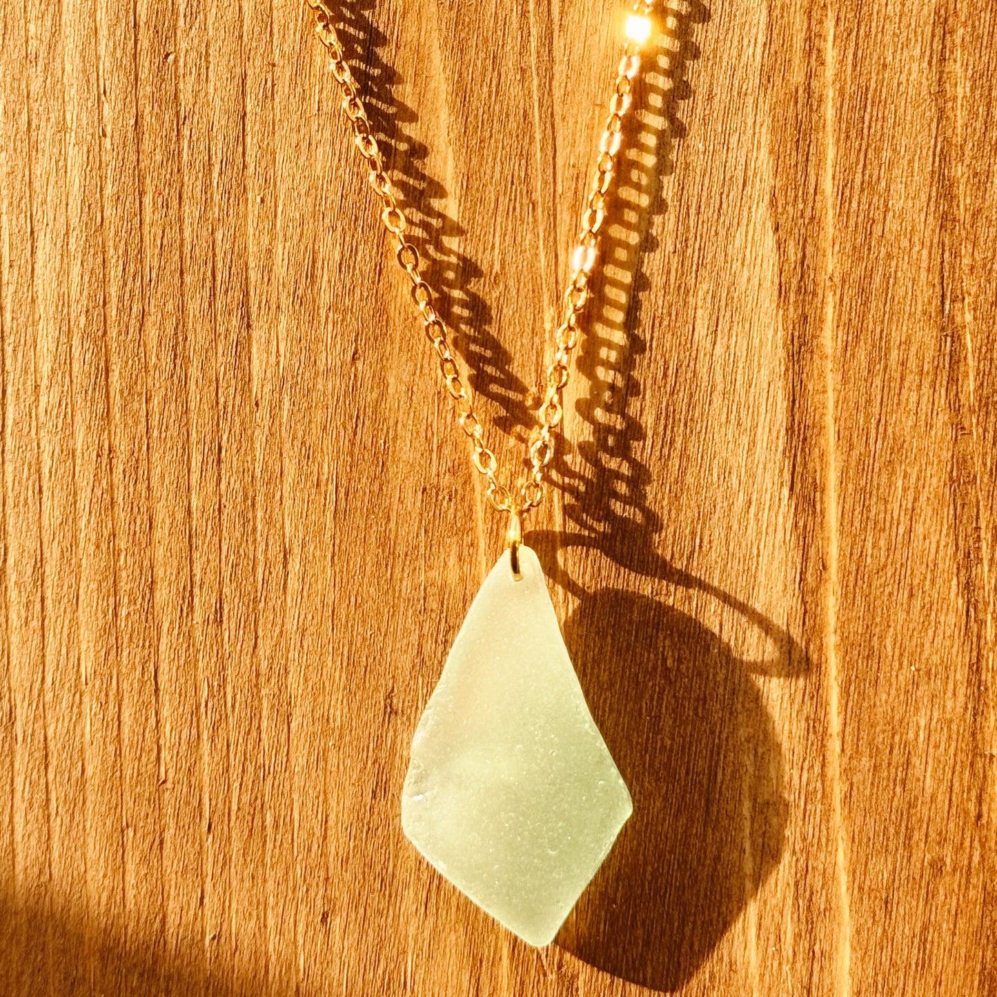 siren necklace - sea foam