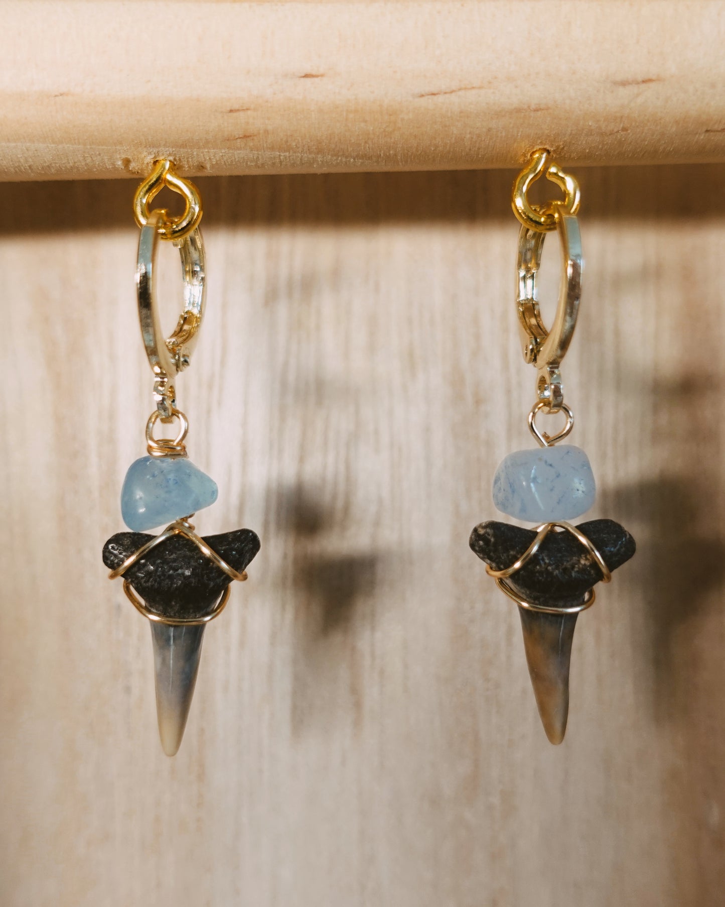 sand tiger earrings