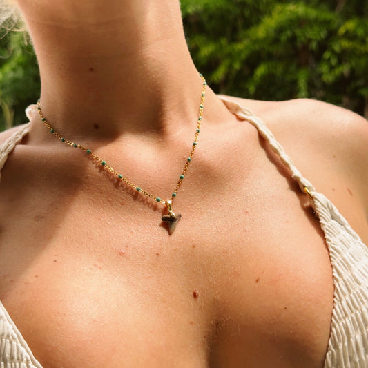 aruba necklace - lemon shark