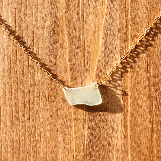 tideline necklace - aqua