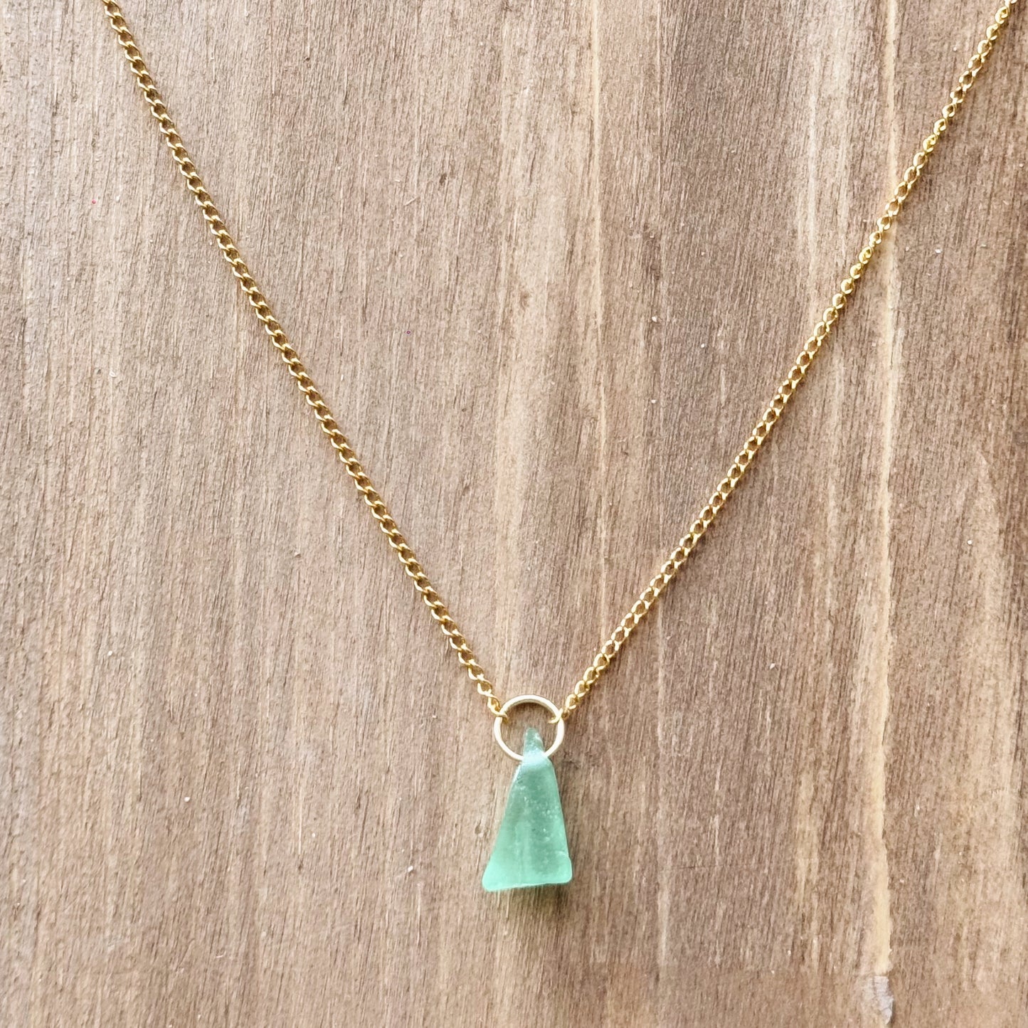 glow necklace - aqua