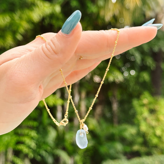 emmy necklace - periwinkle