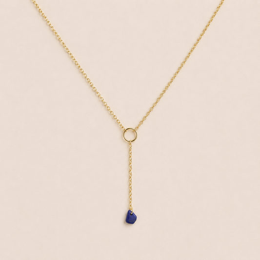 seaglass drop necklace (rare)