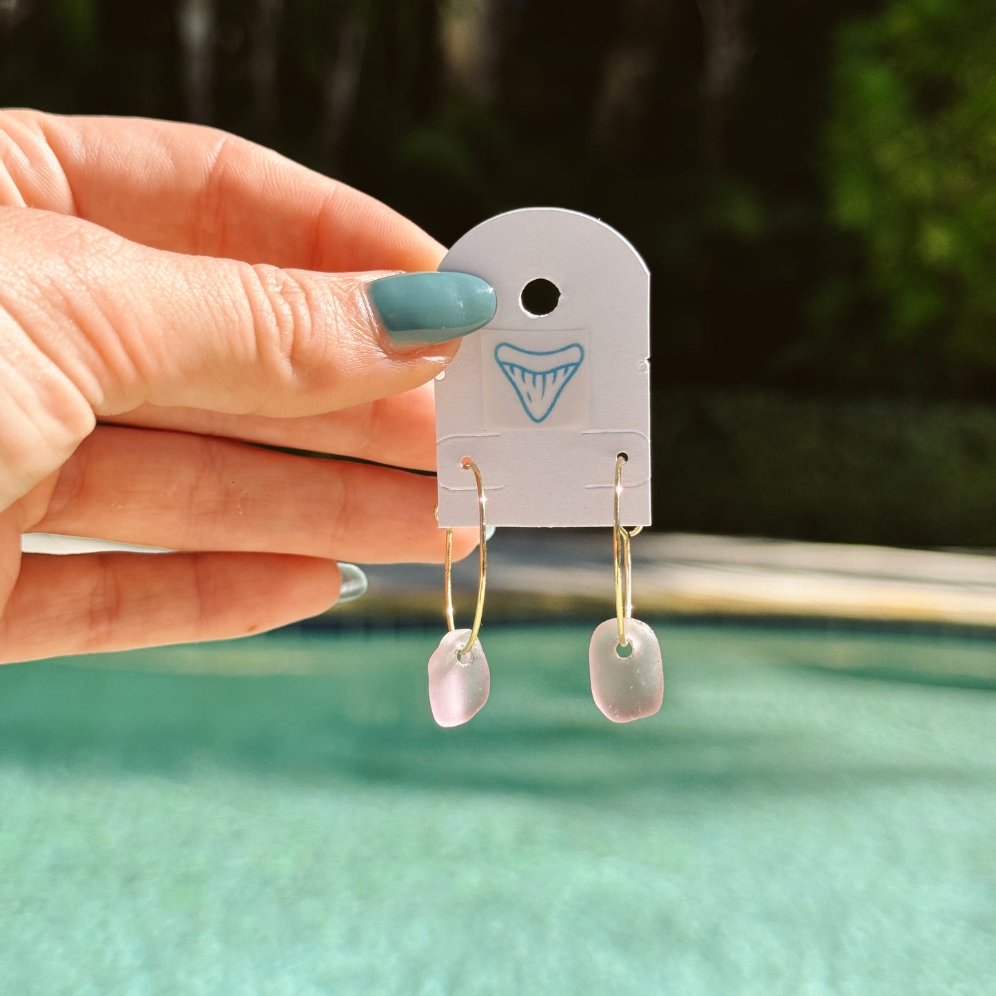 treasure hoops - purple