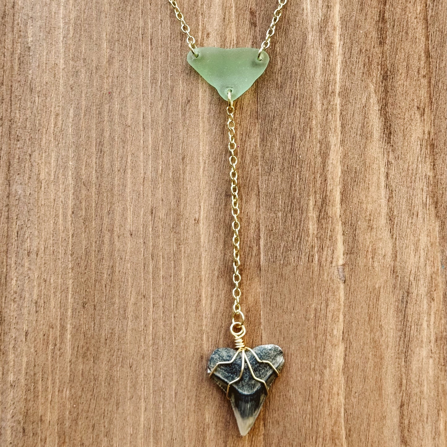 sirena necklace - sea foam