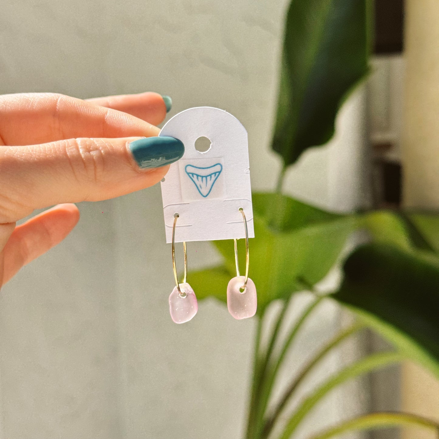 treasure hoops - purple