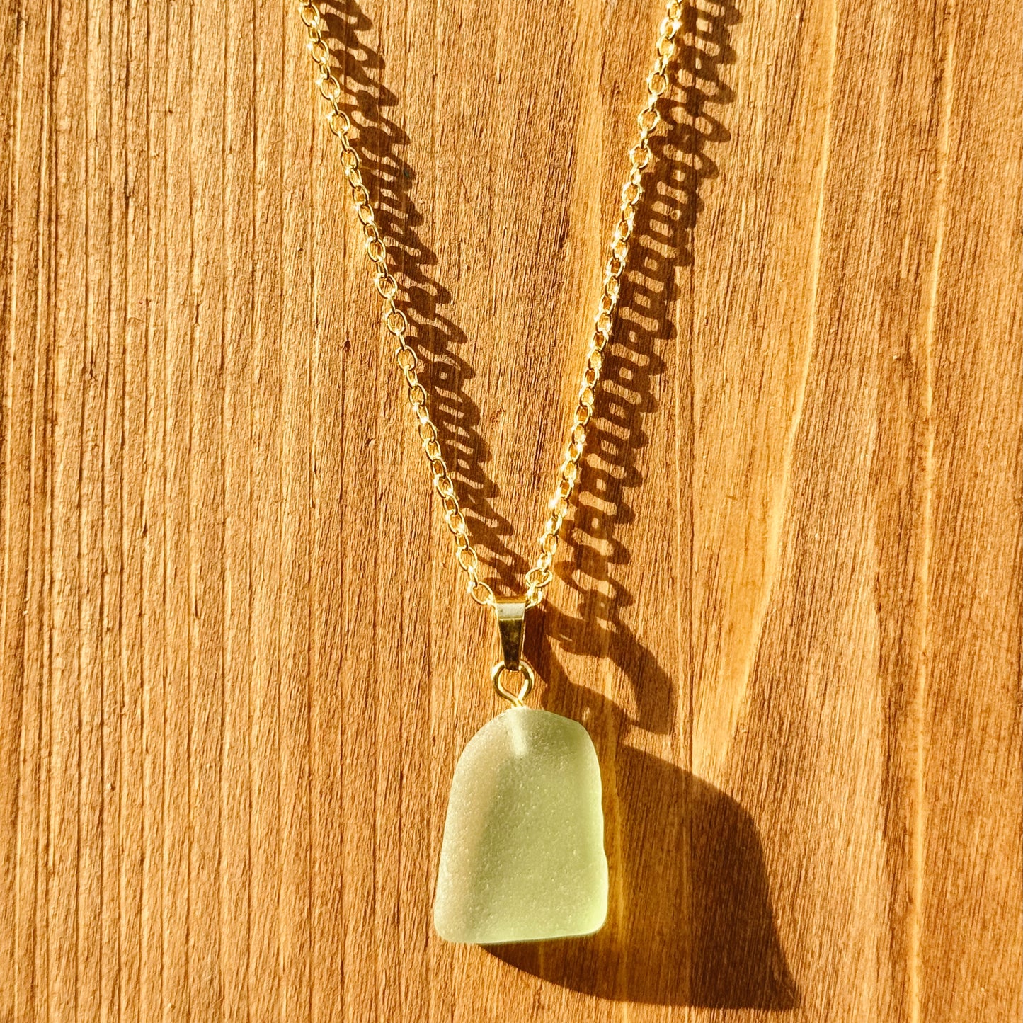 siren necklace - sea foam