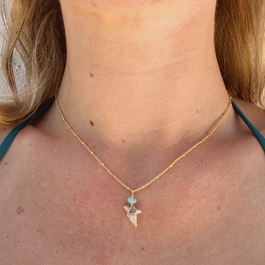 dainty hammerhead satellite necklace