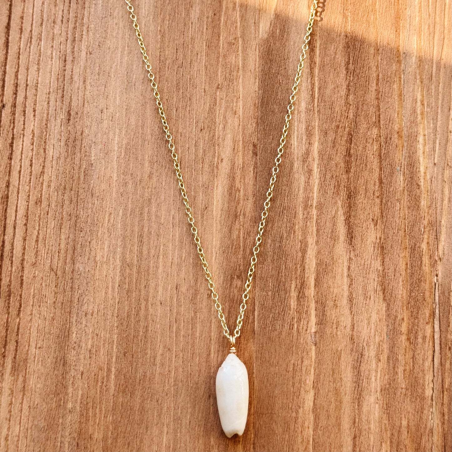 olive shell necklace