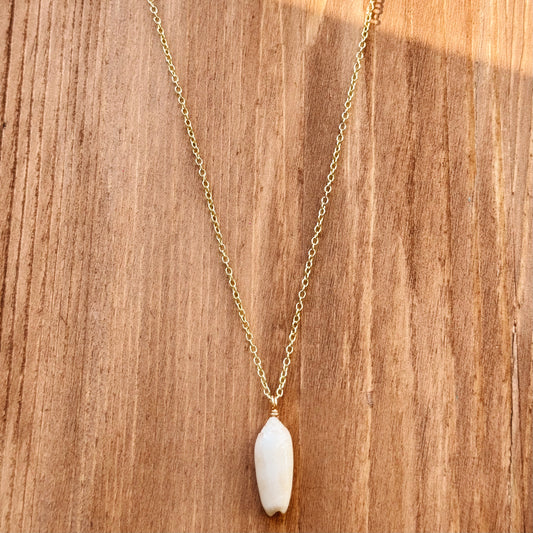 olive shell necklace