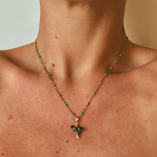 aruba necklace - lemon shark