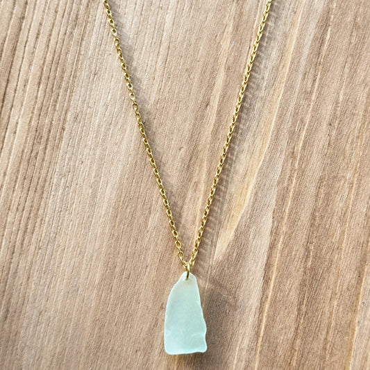siren necklace - aqua