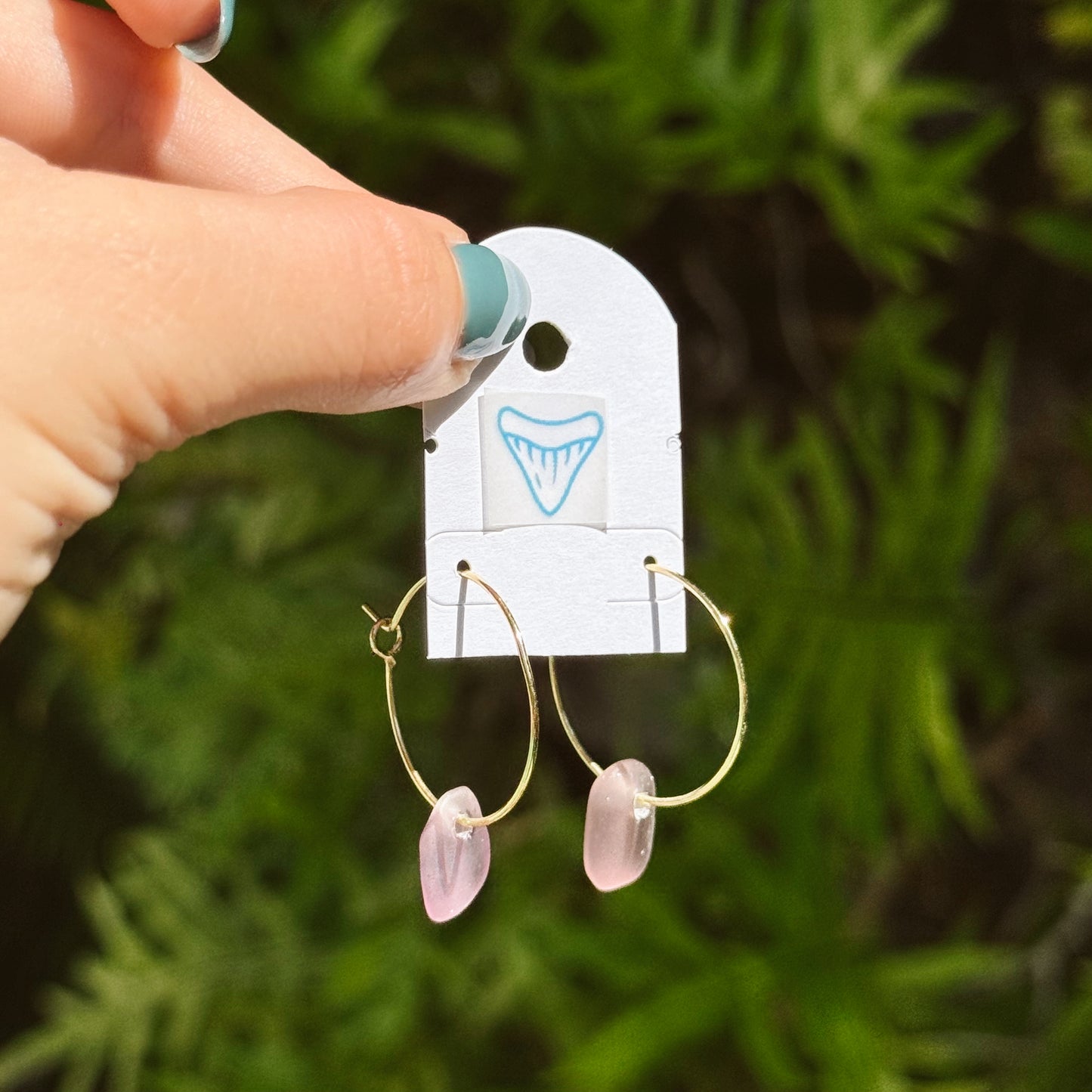 treasure hoops - purple