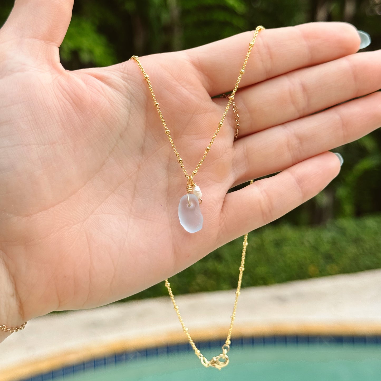 emmy necklace - periwinkle