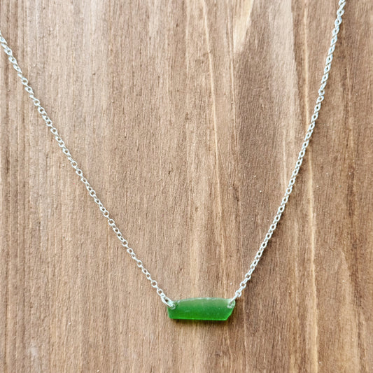 tideline necklace - green