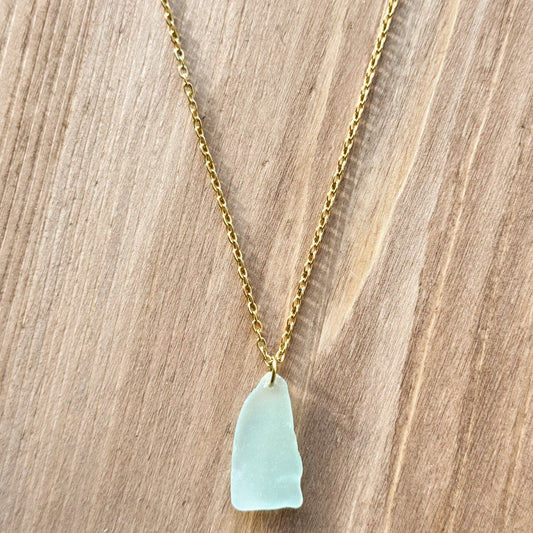 siren necklace - aqua