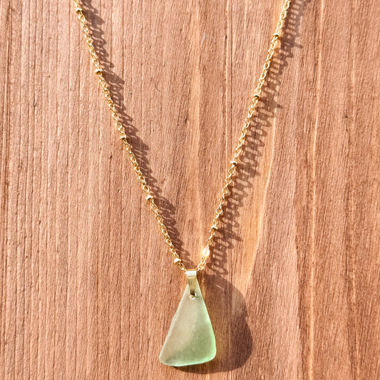 siren necklace - sea foam
