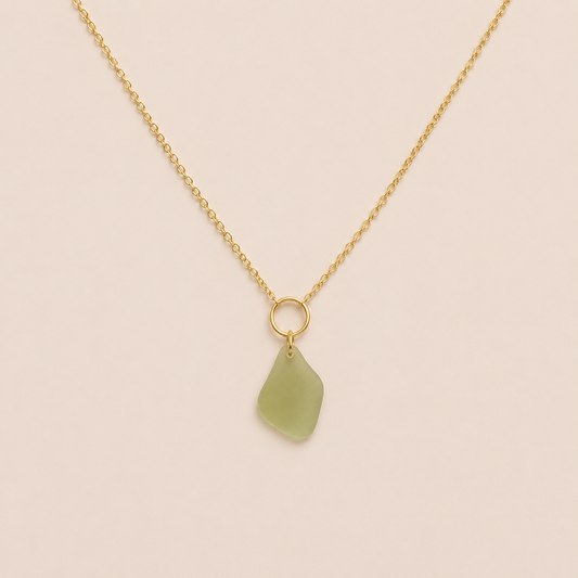 seaglass O necklace