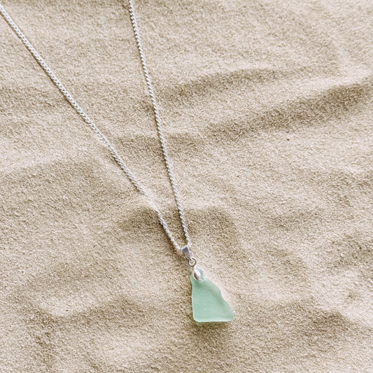 siren necklace - aqua