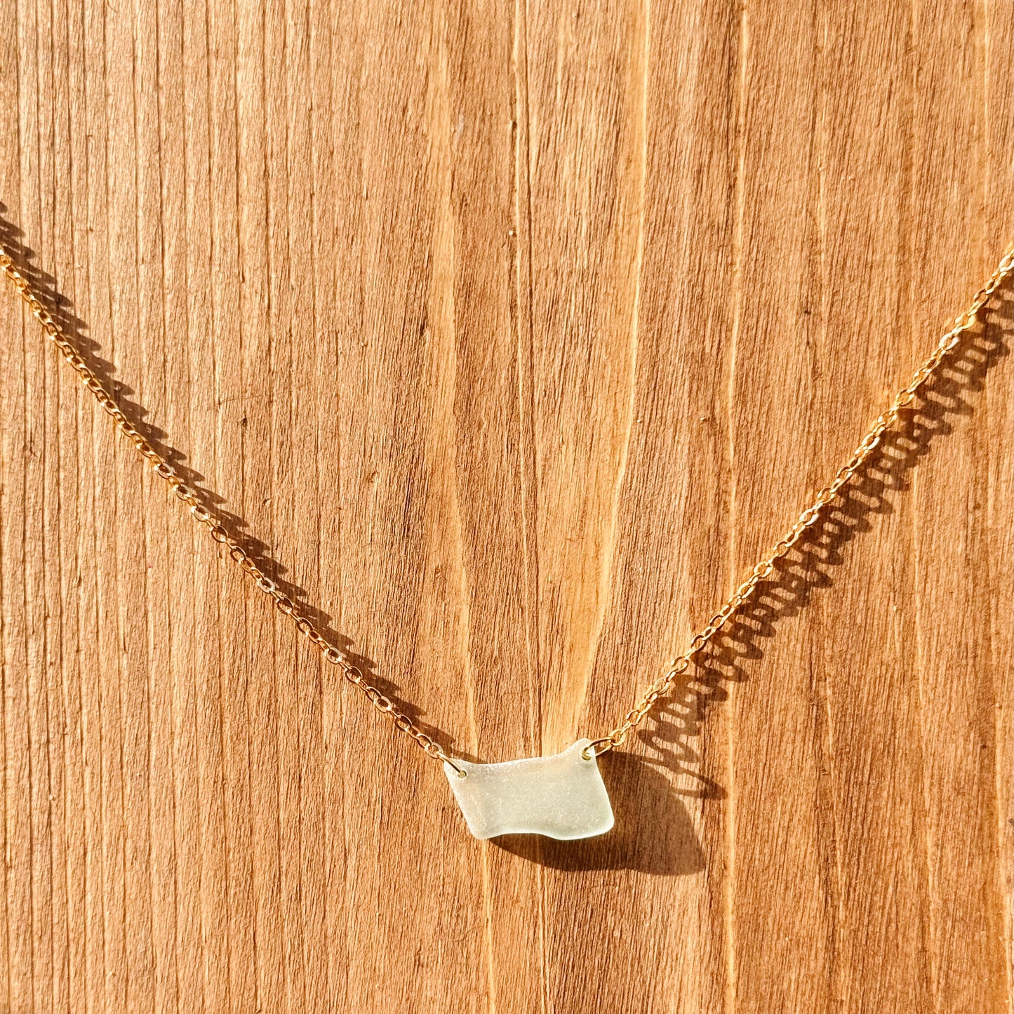 tideline necklace - aqua