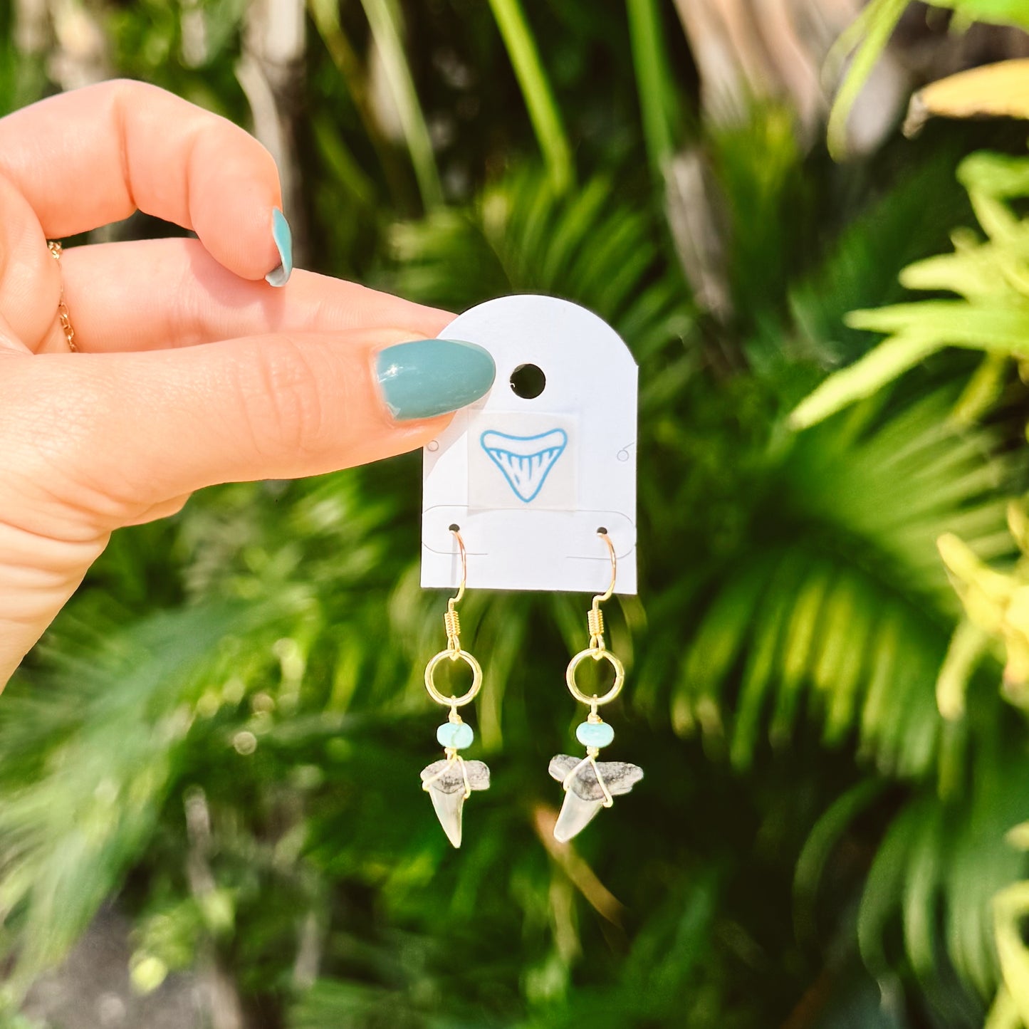 opal and lemon earrings