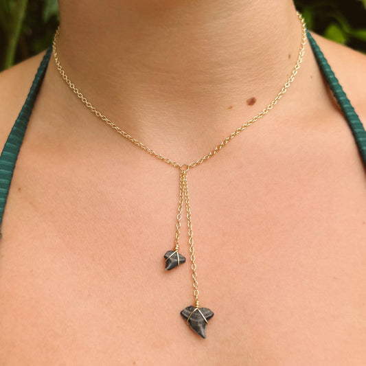 cove necklace - fossil bull