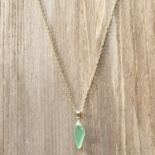 siren necklace - sea foam