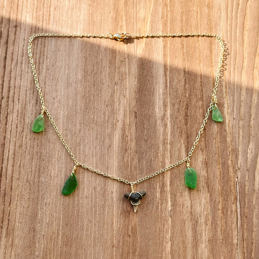 solstice necklace - lemon