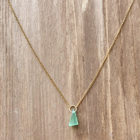 glow necklace - aqua