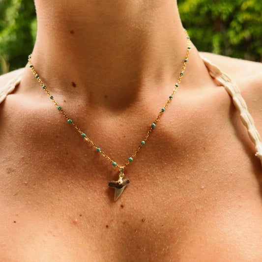 aruba necklace - lemon shark
