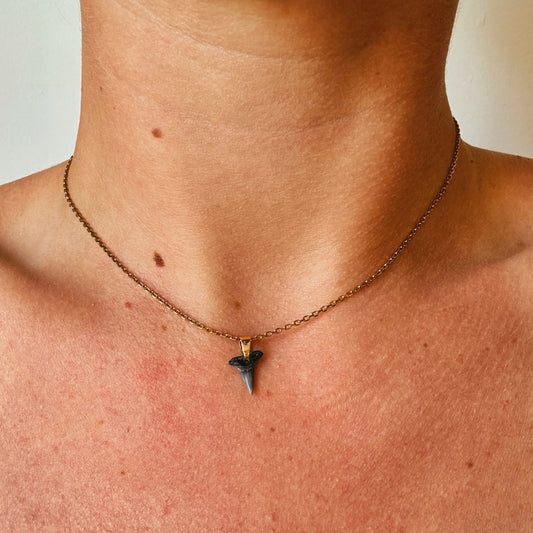 dainty baby tooth necklace