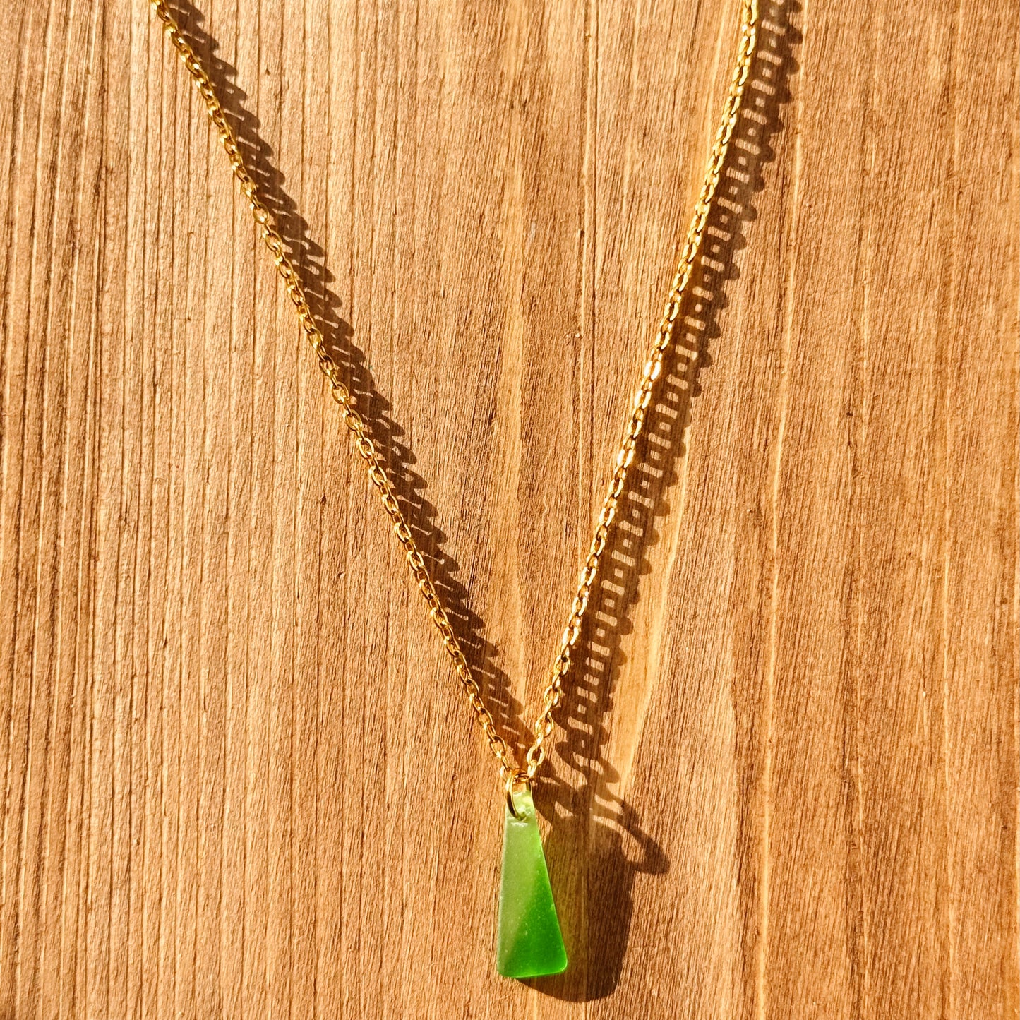 siren necklace - green