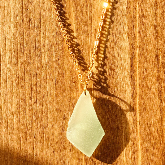 siren necklace - sea foam