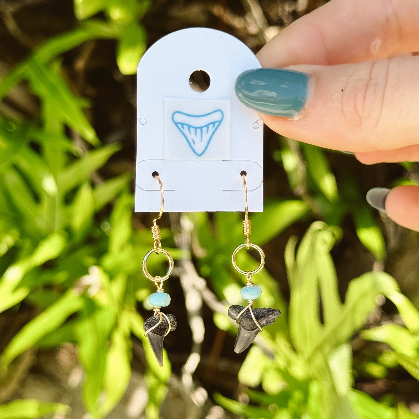 opal and lemon earrings