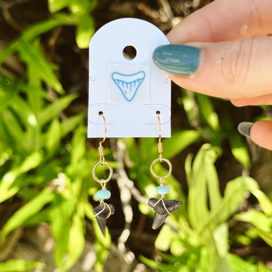 opal and lemon earrings