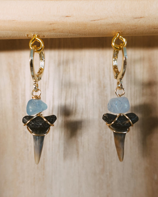 sand tiger earrings